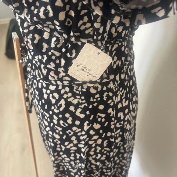 Free People Black and White Mini Dress - Picture 7 of 10